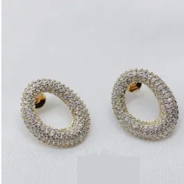 BRINCO OVAL ZIRCONIA
