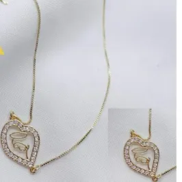 COLAR VENEZIANA NOSSA SENHORA ROSTO OURO