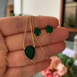 CONJUNTO VENEZIANA PEDRA VERDE