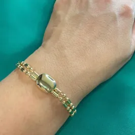 PULSEIRA BEAD COM RETANGULO
