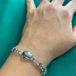 PULSEIRA BEAD COM RETANGULO