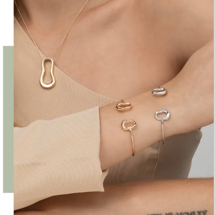 BRACELETE ORGANICO DOURADO