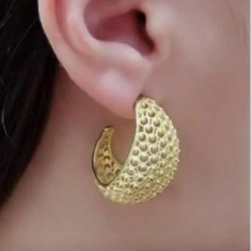 BRINCO ARGOLA RENDA OURO