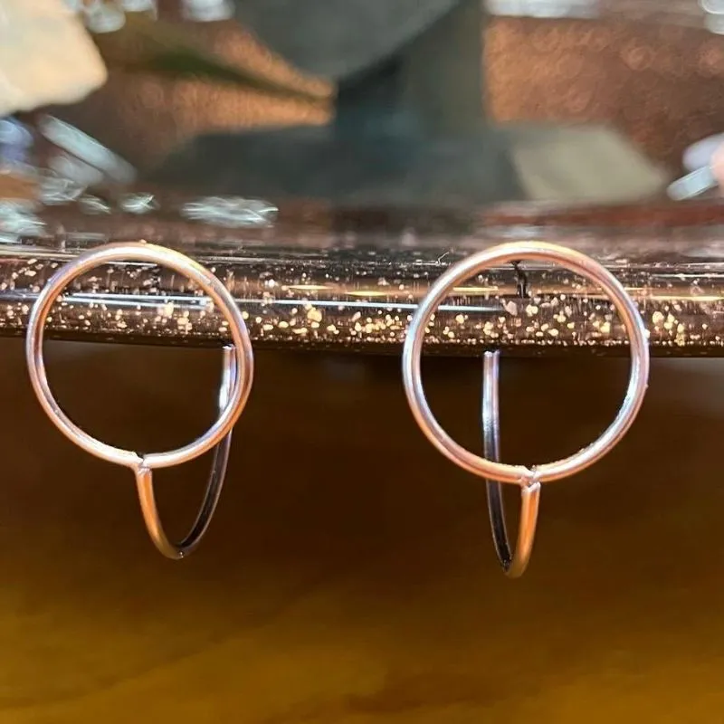 BRINCO MEIA ARGOLA GEOMETRICA CIRCULO