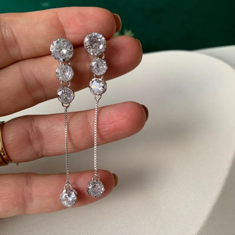 BRINCO PEDRARIA ZIRCONIA CORRENTE VENEZIANA RODIO BRANCO