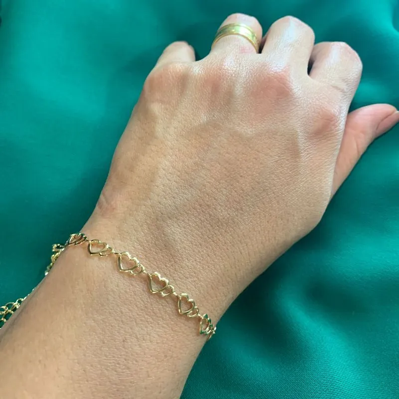 PULSEIRA BRENDA CORACÃO VAZADO